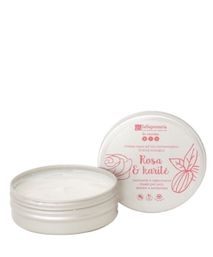 Crema de manos Rosa y manteca de Karité