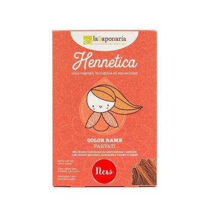 Tinte vegetal - Henna cabello rojo cobrizo - Parvati