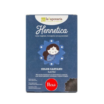 Tinte vegetal - Henna color castaño oscuro - Ratri