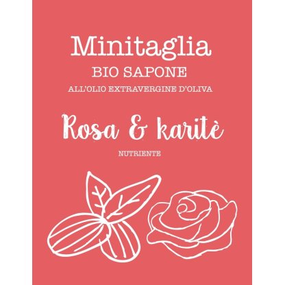 Mini jabón Rosa y manteca de karité