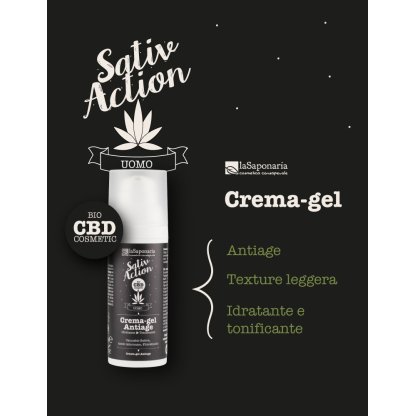 Loción-Gel facial Antiedad CBD