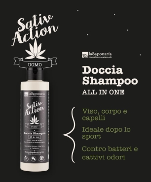 Gel de ducha y champú All in one