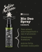 Desodorante orgánico Spray Cáñamo BIODEO