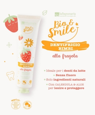 Dentífrico calmante para bebés - sabor fresa