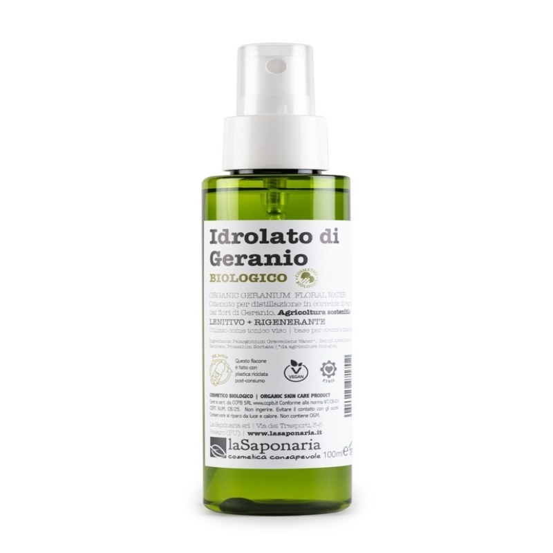 Hidrolato de geranio ecológico