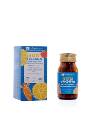 SUN VITAMIN - Suplemento alimenticio para protección y pigmentación
 FORMATO-30 cápsulas