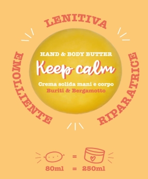 Crema sólida para manos y cuerpo KEEP CALM