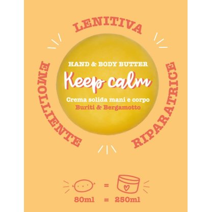 Crema sólida para manos y cuerpo KEEP CALM