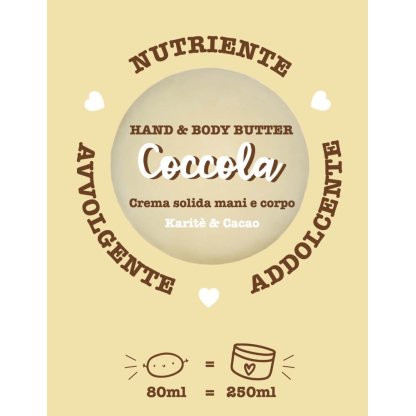 Crema sólida para manos y cuerpo Coccola