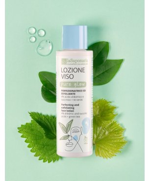 Loción exfoliante con ácido shikímico y succínico + té verte