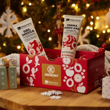 Fair trade body box - La Saponaria para Emergency
