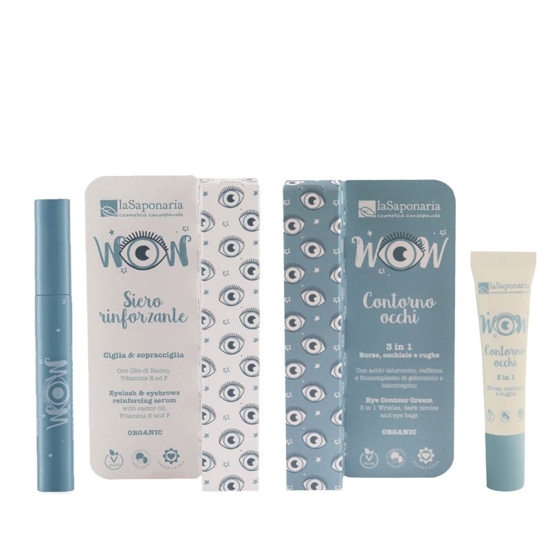 Kit Completo - Contorno de Ojos y Sérum para pestañas y cejas