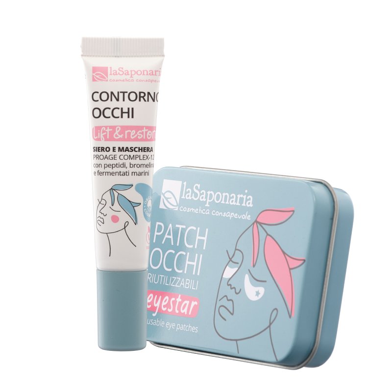 Kit Mascarilla para Ojos – Parches Reutilizables + Sérum