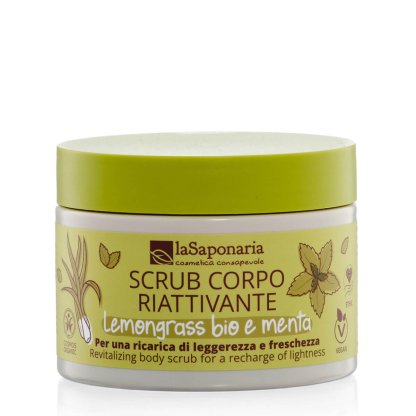 Exfoliante Corporal Revitalizante - Lemongrass Bio y Menta Exfoliante Corporal Revitalizante - Lemongrass Bio y Menta