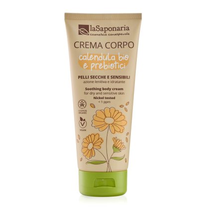 Crema Corporal para pieles secas y sensibles - Caléndula Bio y Prebióticos