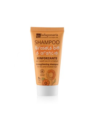 Travel-size Champú Fortificante - Girasol Bio y Naranja (30ml)