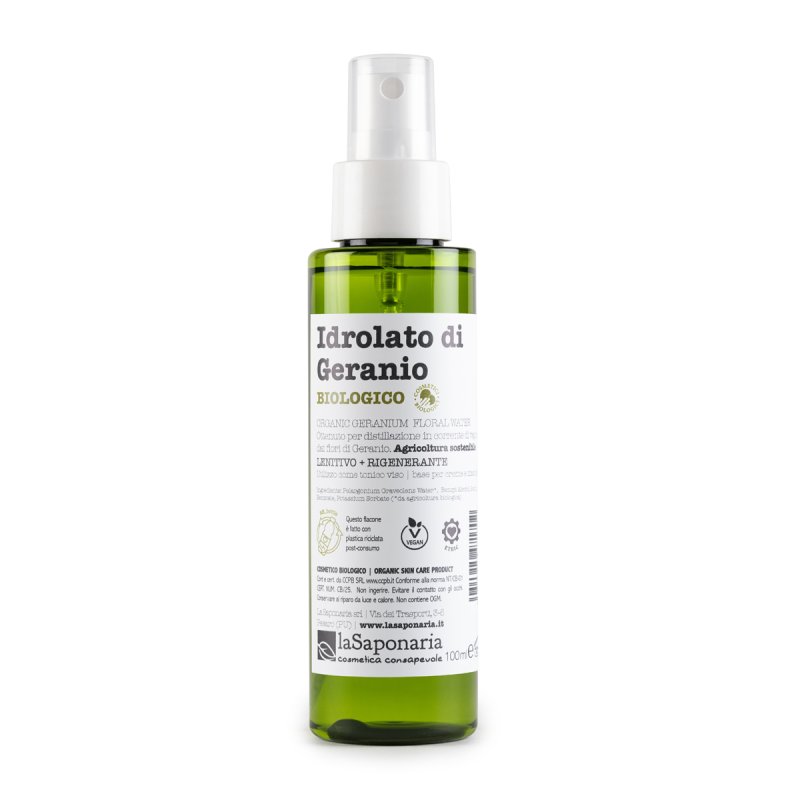 Hidrolato de geranio ecológico