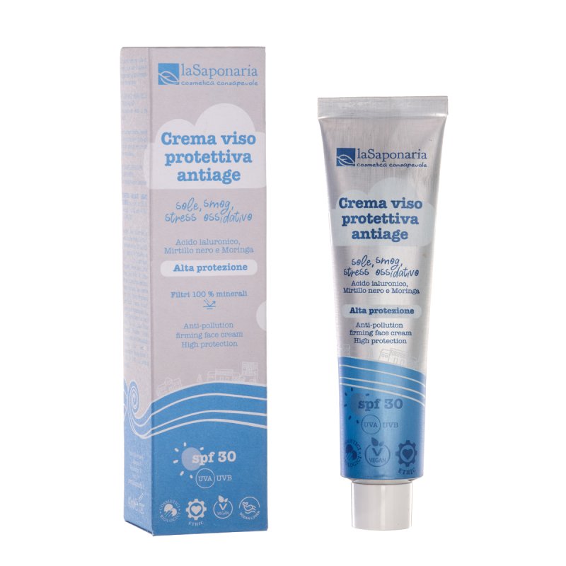 Crema facial protectora antiedad SPF 30