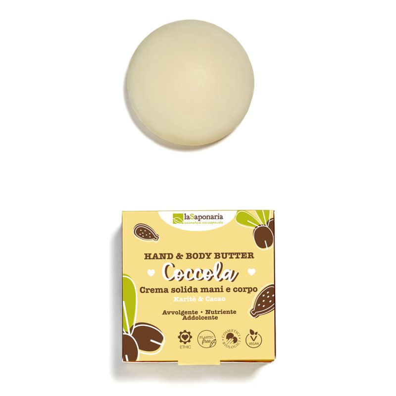 Crema sólida para manos y cuerpo Coccola