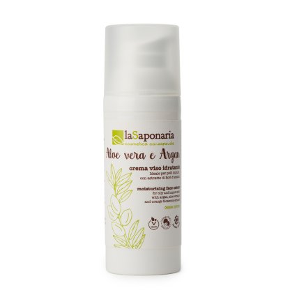 Loción facial hidratante - Aloe Vera y Argán