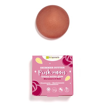 Crema corporal sólida iluminadora PINK MOON
