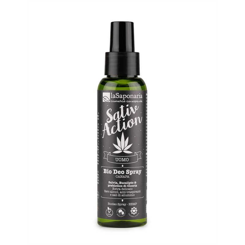 Desodorante orgánico Spray Cáñamo BIODEO