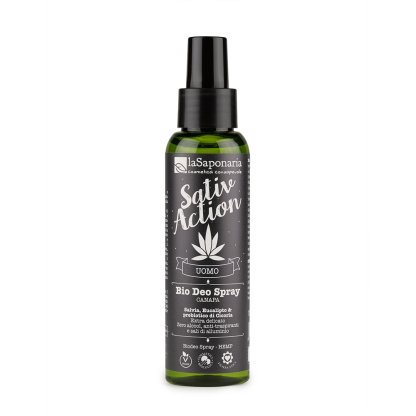 Desodorante orgánico Spray Cáñamo BIODEO
