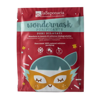 Wondermask - mascarilla facial de tela purificadora