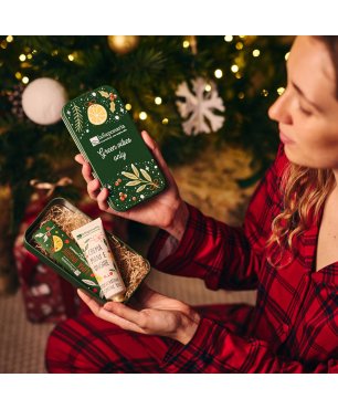 Cofrecito – Crema de Manos con Fitoceratina y Limón + Lima de Uñas “Bosque de Invierno”