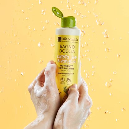 Gel de ducha nutritivo y aterciopelado