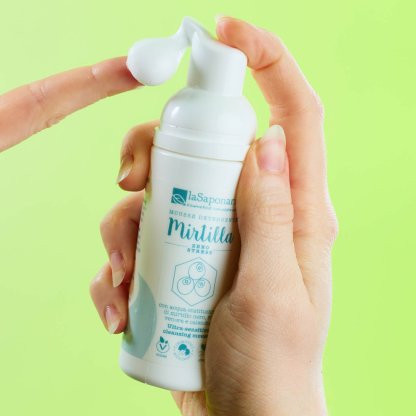 Travel-size Mousse Limpiadora Mirtilla