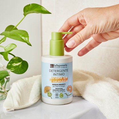 Jabón íntimo orgánico - bardana y caléndula