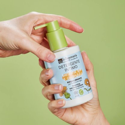 Jabón íntimo orgánico - bardana y caléndula