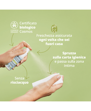 Gel Íntimo en Spray sin Aclarado - Té Verde Bio & Prebióticos
