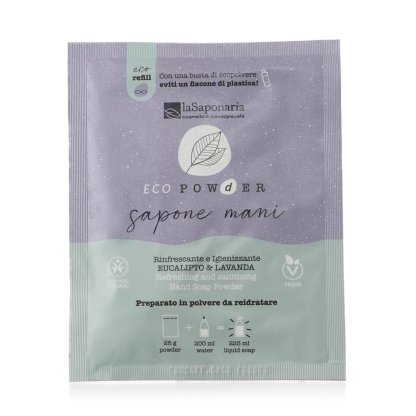 Jabón de manos higienizante en polvo