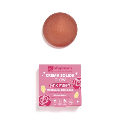 Crema corporal sólida iluminadora PINK MOON