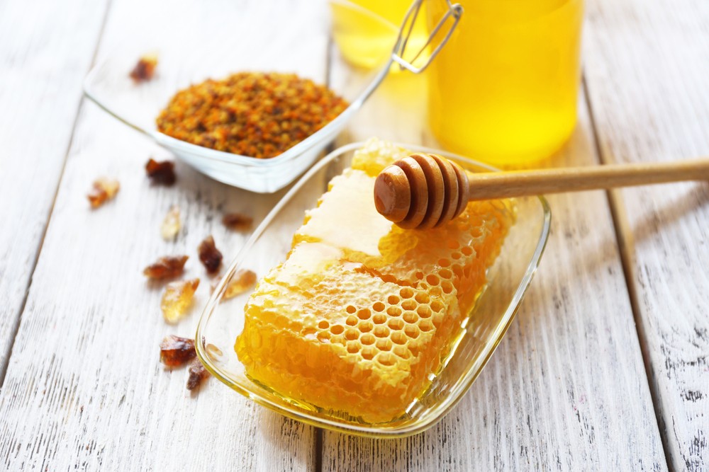 Scrub exfoliante de miel y azúcar