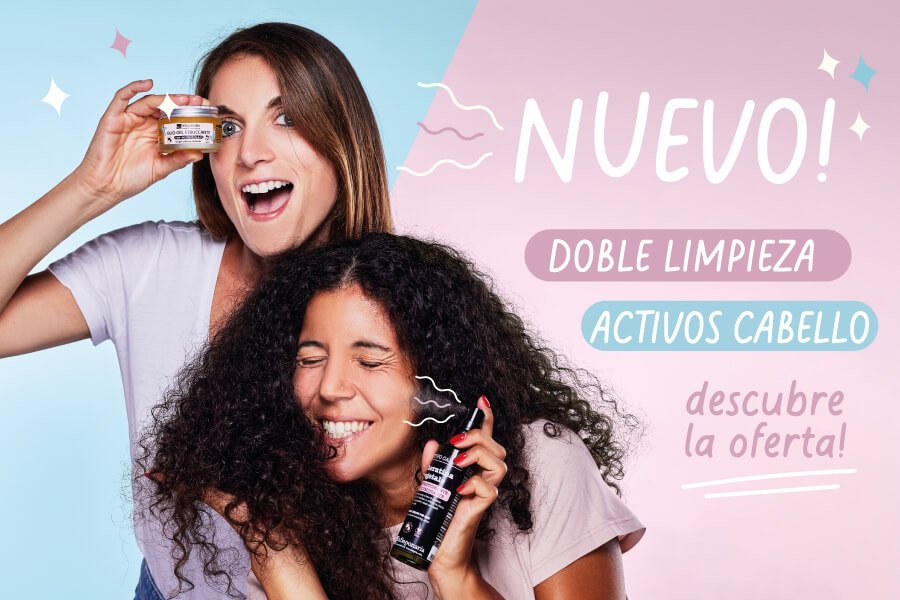 Activos cabello y Doble limpieza